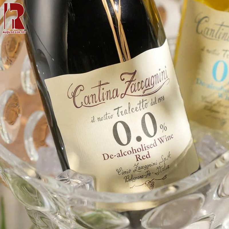 Rượu Vang Ý Đỏ Cantina Zaccagnini De-Alcoholised - Vang Không Cồn Giá Rẻ