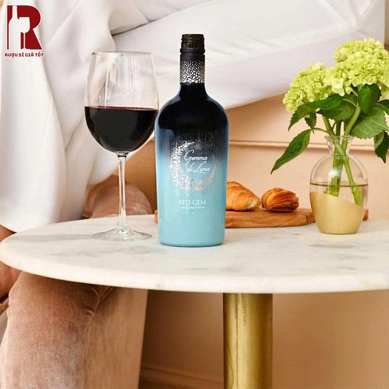 Rượu Vang Ý Đỏ Gemma Di Luna Vino d'Italia Rosso (Red Gem) Giá Rẻ