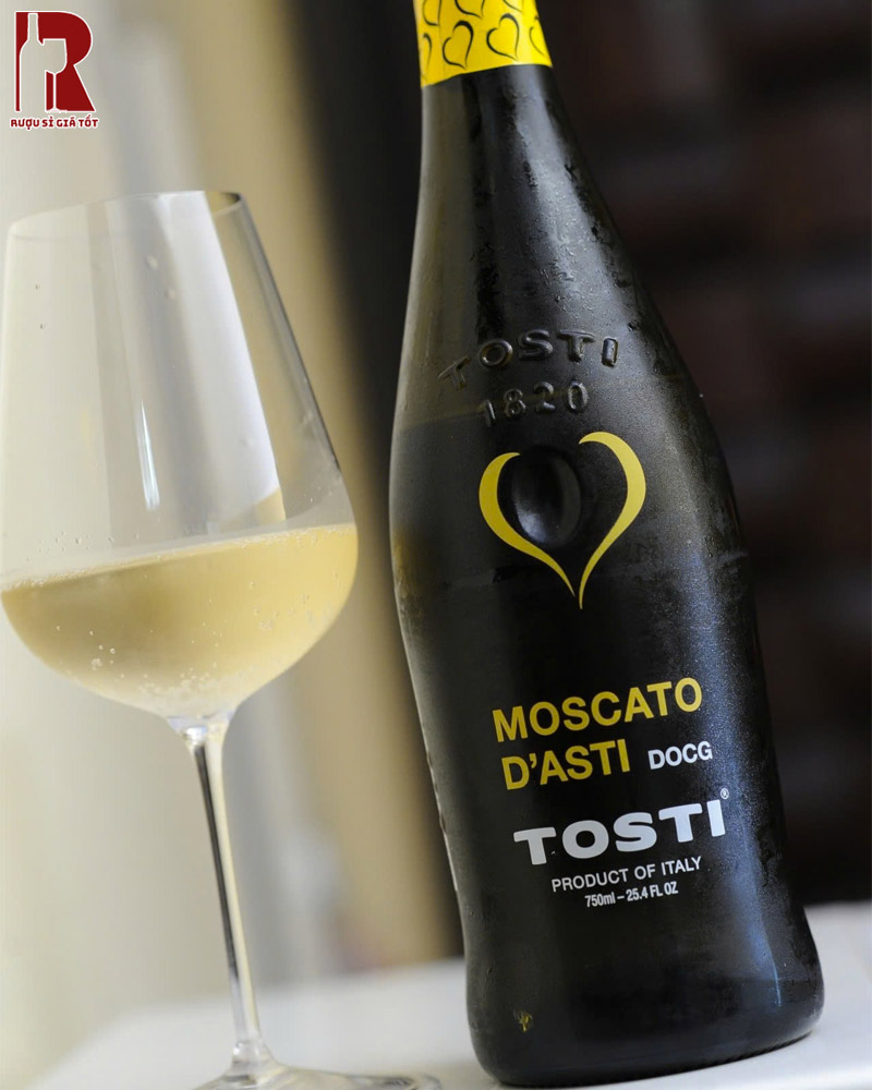 Rượu Vang Ý Trắng Tosti 1820 Moscato D'Asti Nhập Khẩu Chính Ngạch