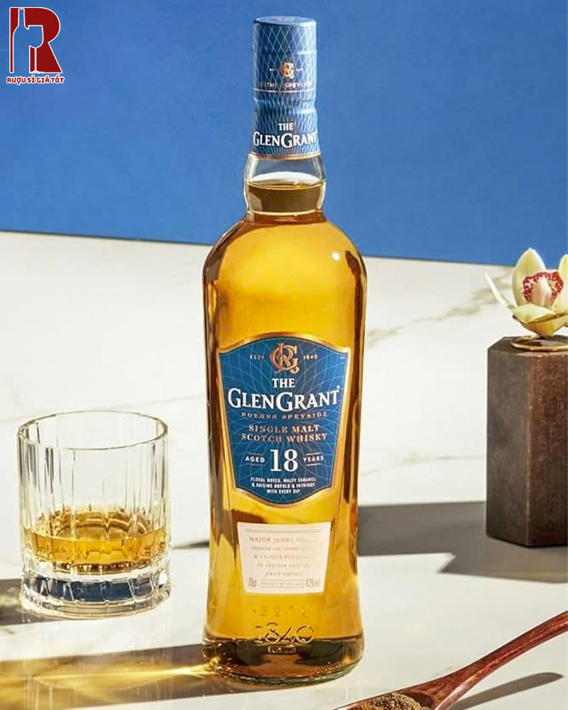 Rượu Whisky Glen Grant 18 Năm - Hộp Quà Tết Hảo Hạng