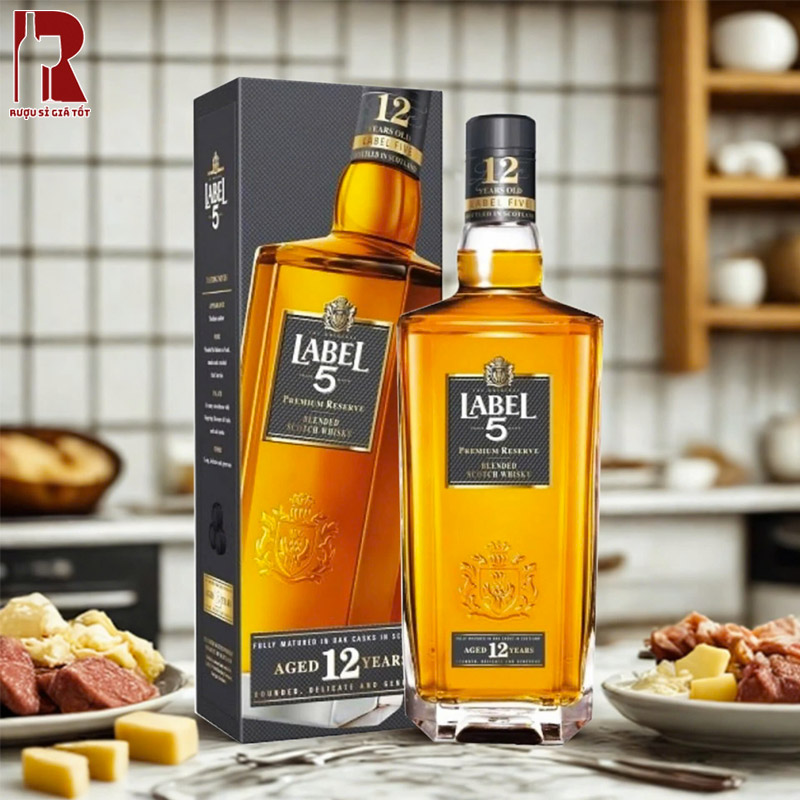 Mua Rượu Whisky Label 5 12 Năm