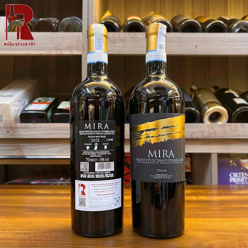 Vang Ý Đỏ Mira Montepulciano d'Abruzzo