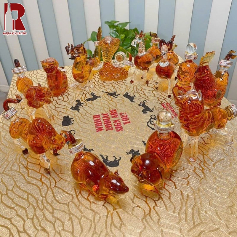 Set Rượu Linh Vật 12 Con Giáp Mini Giá Bao Nhiêu?