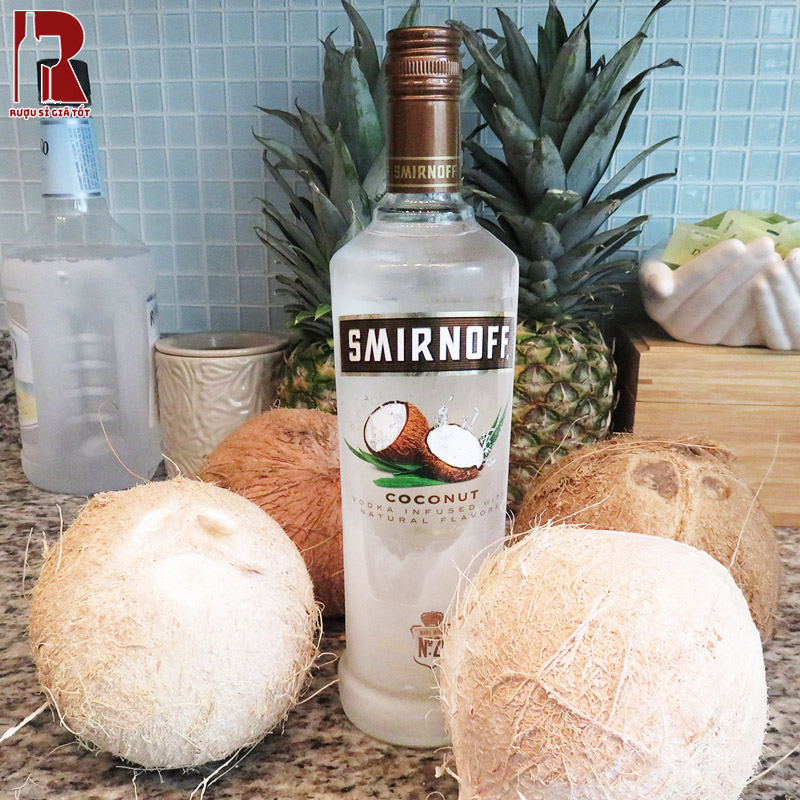 Rượu Smirnoff Vodka Coconut nhập khẩu chính hãng