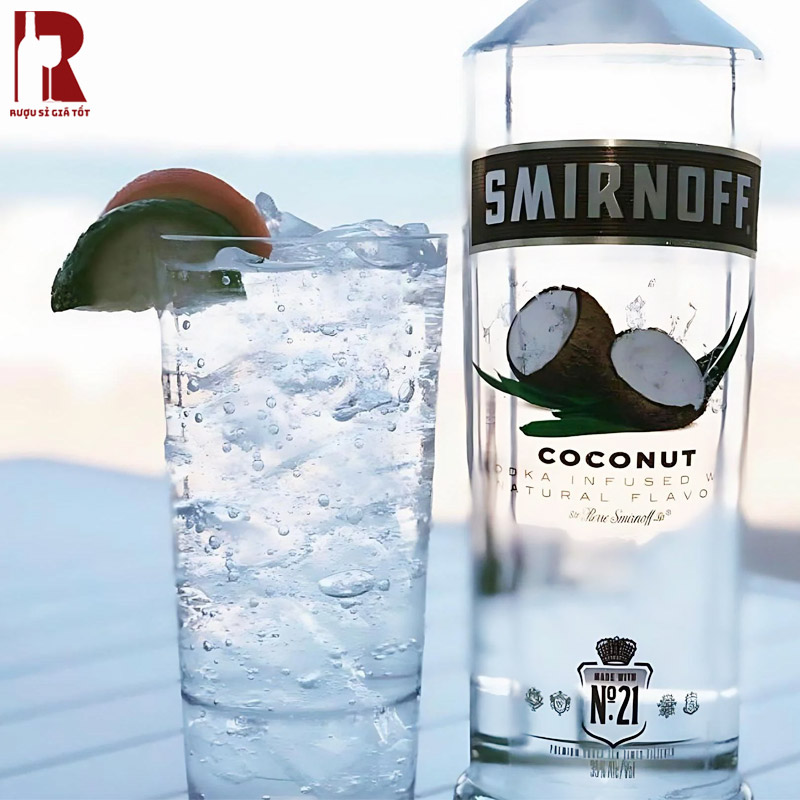 Rượu Smirnoff Vodka Coconut nhập khẩu chính hãng giá tốt