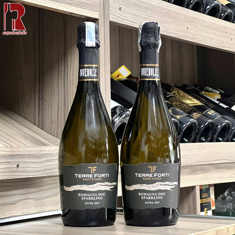 Mua Rượu Vang Nổ Terre Forti Novebolle Extra Dry Romagna DOC