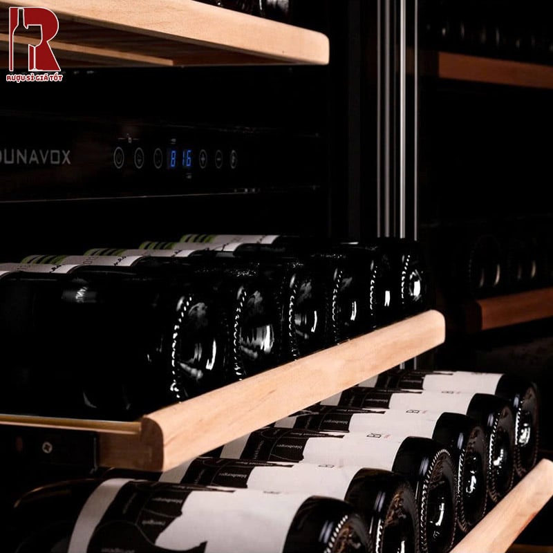 Tủ Rượu Vang Dunavox DX-94.270SDSK.VN Wine Cooler Nhập Khẩu