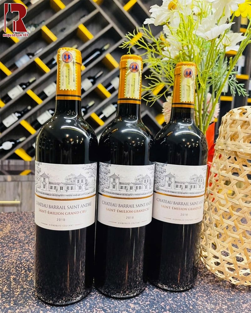 Mua Rượu Vang Pháp Đỏ Chateau Barrail Saint Andre Saint Emilion Grand Cru