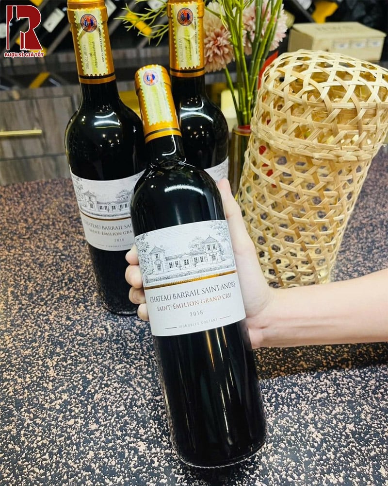 Rượu Vang Pháp Đỏ Chateau Barrail Saint Andre Saint Emilion Grand Cru Cao Cấp