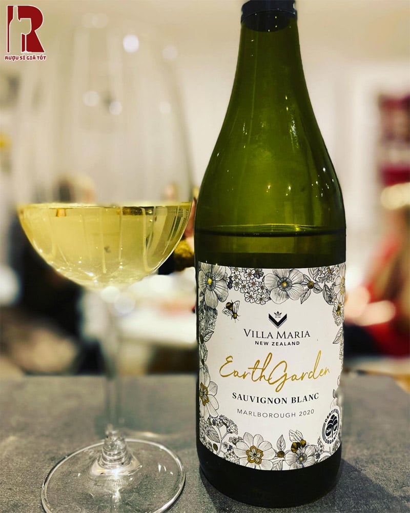 Rượu Villa Maria Earth Garden Sauvignon Blanc Marlborough Organic Thơm Ngon