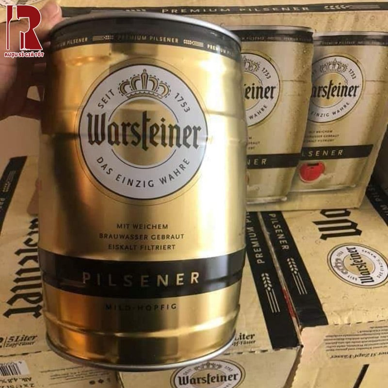 Bia Đức Warsteiner Premium 5L nhập khẩu giá rẻ