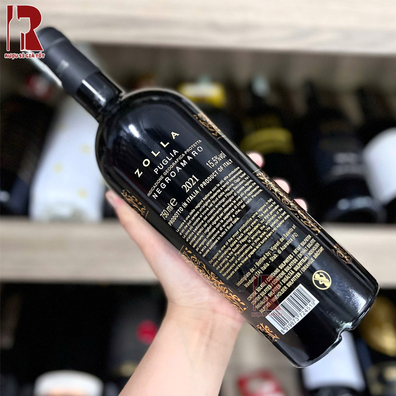 Rượu Vang Ý Đỏ Zolla Negroamaro nhập khẩu giá rẻ chính hãng