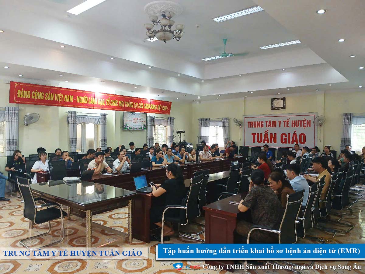 Hội nghị triển khai hồ sơ bệnh án điện tử E-EMR tại huyện Tuần Giáo tỉnh Điện Biên