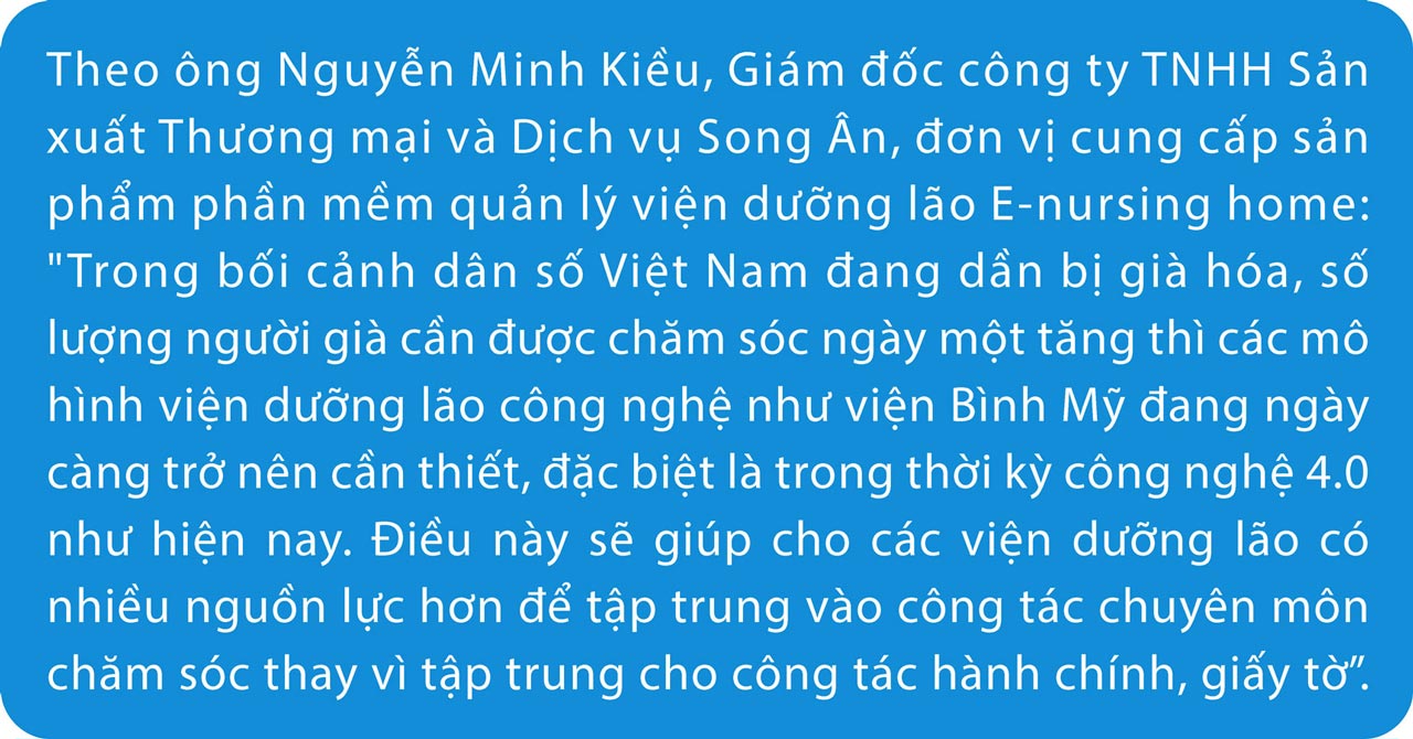 Ứng dụng công nghệ 4.0 trong quản lý viện dưỡng lão và theo dõi sức khỏe người cao tuổi