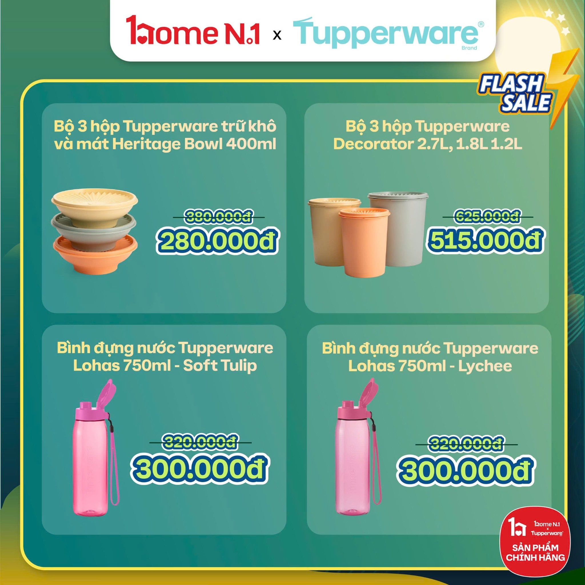 Khuyến mãi Flash Sale bình nước