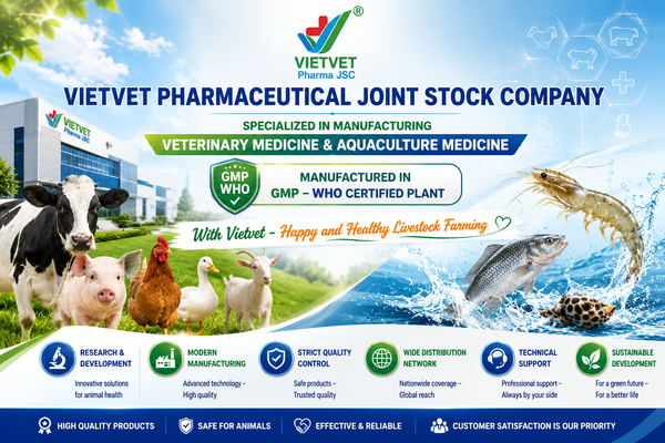 VietVet Pharma JSC – A Veterinary Pharmaceutical Supplier from Vietnam