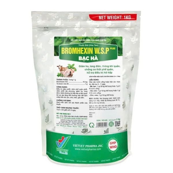 BROMHEXIN W.S.P PLUS BẠC HÀ