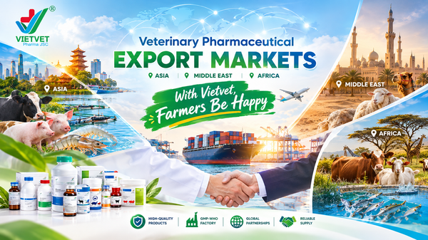 Vietvet - Veterinary Pharmaceutical Export Markets: Asia, the Middle East, and Africa