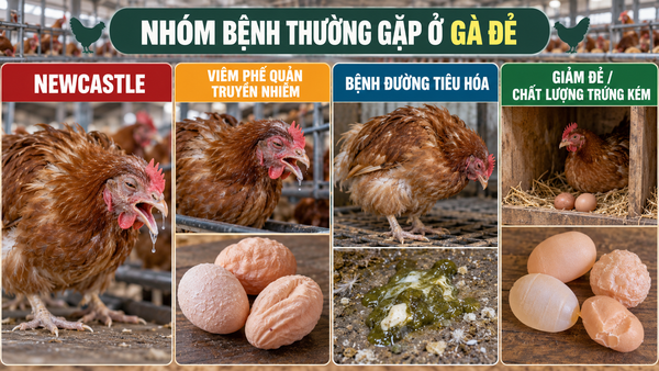Những nhóm bệnh thường gặp ở gà đẻ trứng