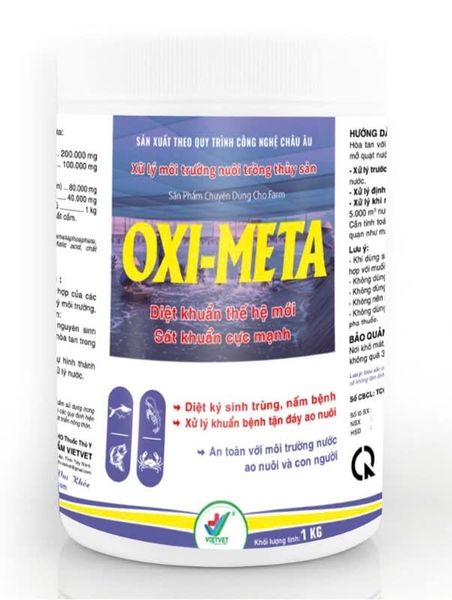OXI-META – Vietvet - Giải pháp sát khuẩn thế hệ mới cho ao nuôi