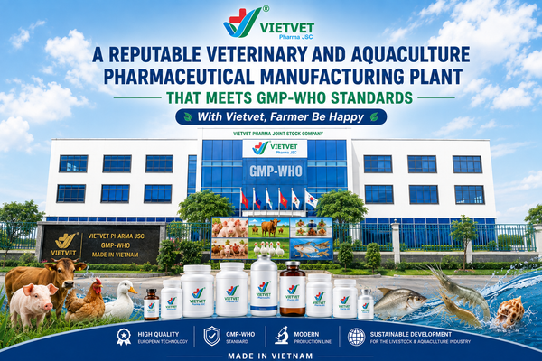 VietVet Pharma JSC – GMP-WHO Certified Veterinary Medicine Manufacturer
