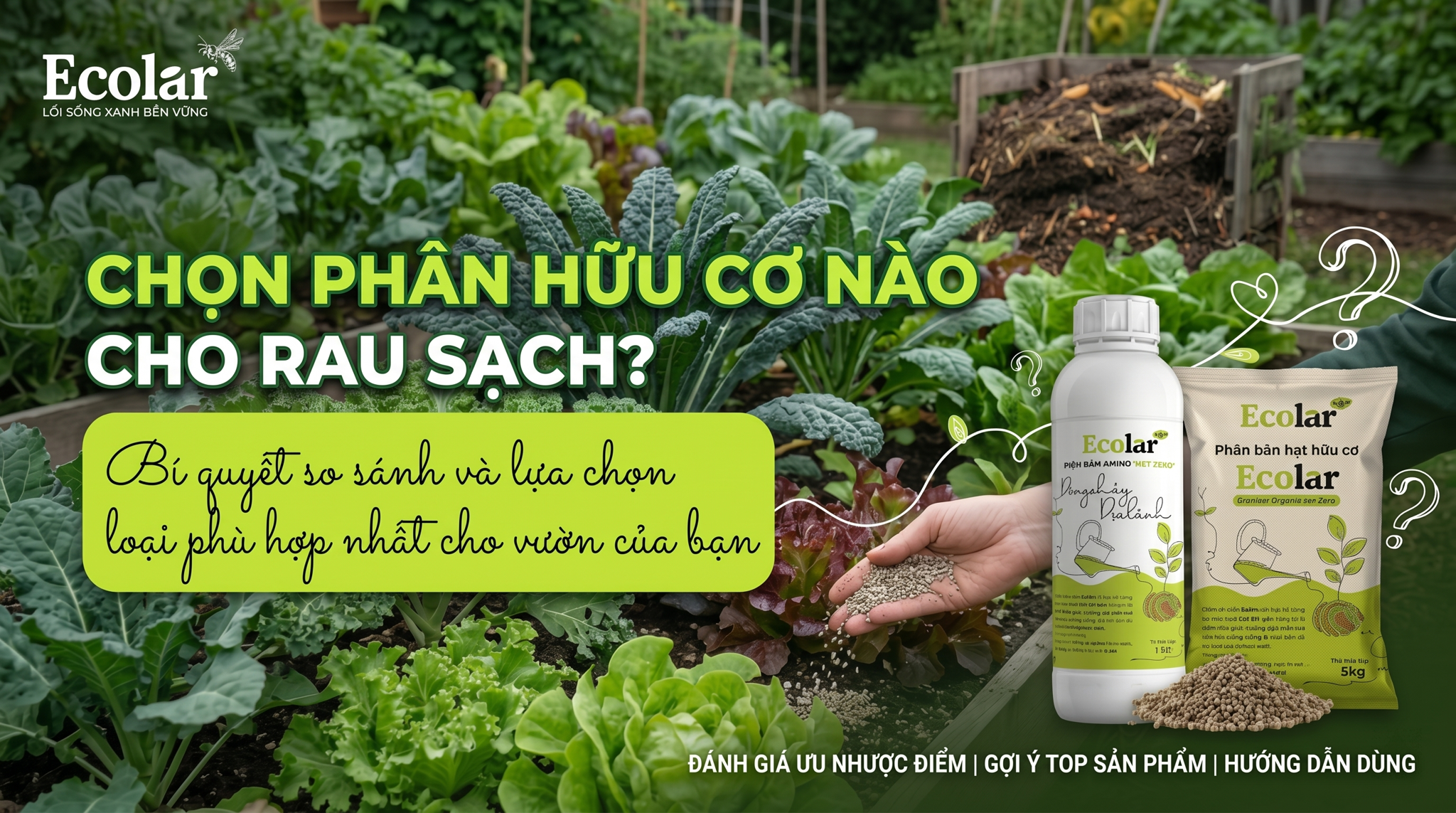 Người Mới Trồng Rau Nên Chọn Phân Hữu Cơ Nào?