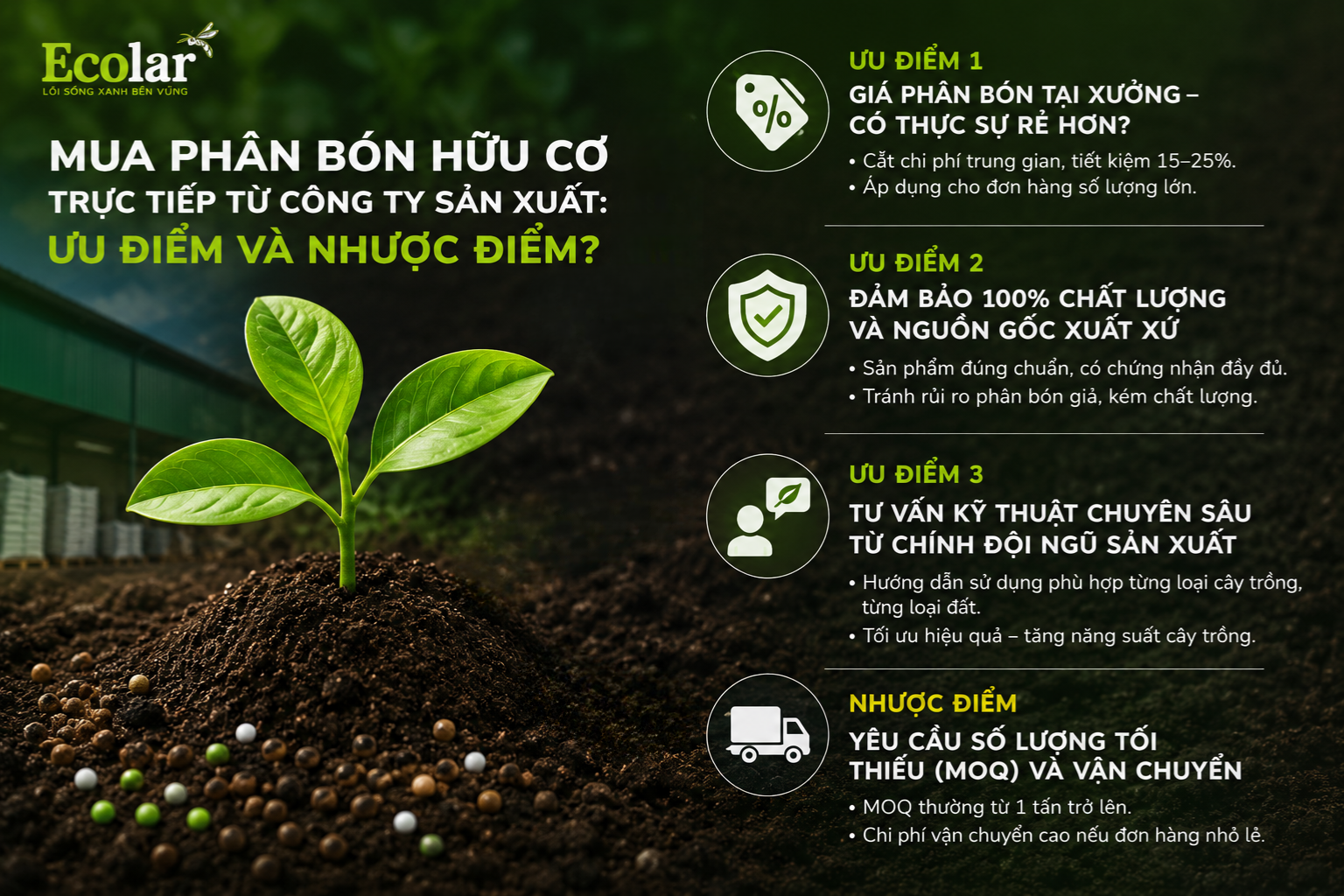 Bắt Đầu Hành Trình Bón Phân Hữu Cơ: Đâu Là Nguồn Cung Tốt Nhất Cho Bạn?