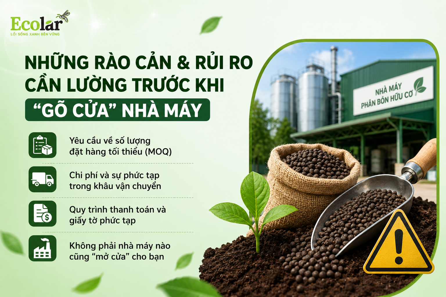Những Rào Cản & Rủi Ro Cần Lường Trước Khi