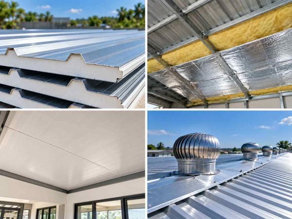 Cách chống nóng mái tôn phổ biến