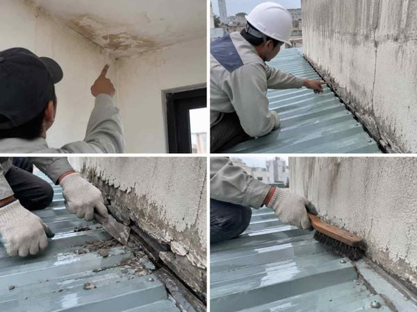 Cách xử lý khe hở giữa mái tôn và tường