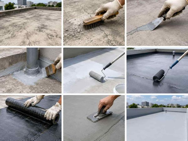 Hướng dẫn cách chống thấm mái bê tông đúng kỹ thuật