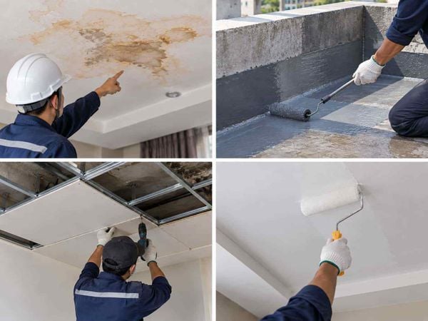 Dấu hiệu nhận biết trần thạch cao bị thấm nước