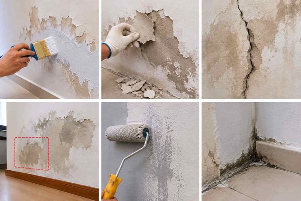 Những lỗi khiến chống thấm ngược tường không hiệu quả