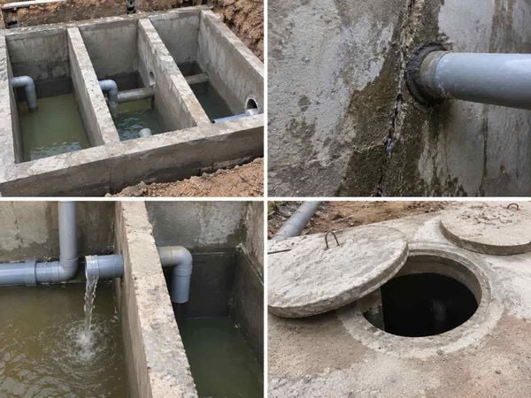 Những lỗi thường gặp khi xây bể phốt