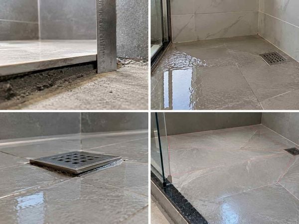 Lỗi thường gặp khi tạo độ dốc sàn nhà vệ sinh