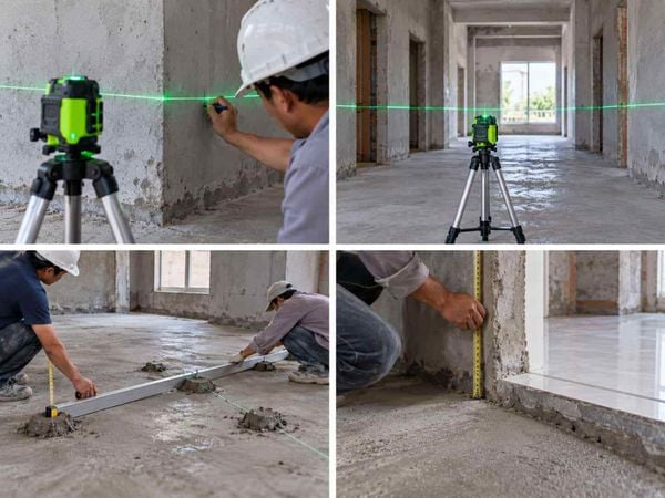 Cách lấy cốt nền nhà chuẩn từng bước