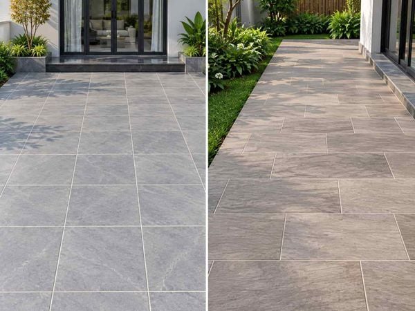 Cách xếp gạch sân vườn đẹp