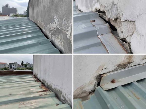 Vì sao xuất hiện khe hở giữa mái tôn và tường