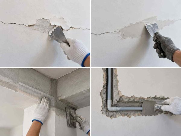 Cách xử lý tường nhà bị nứt ngang