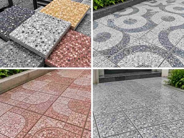 Cách lát gạch Terrazzo