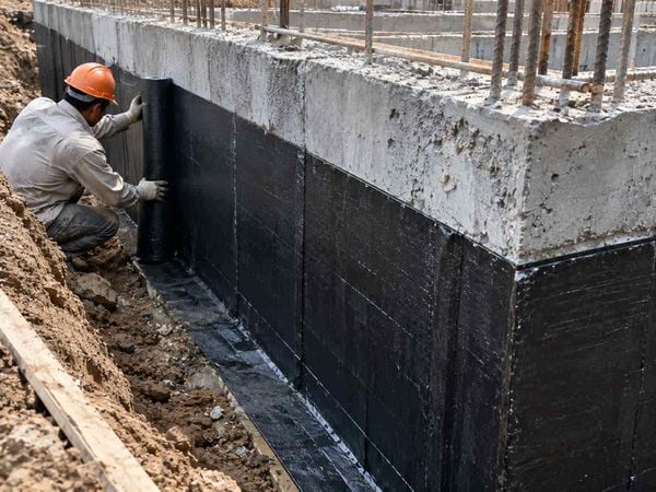 Chống thấm bề mặt ngoài của móng