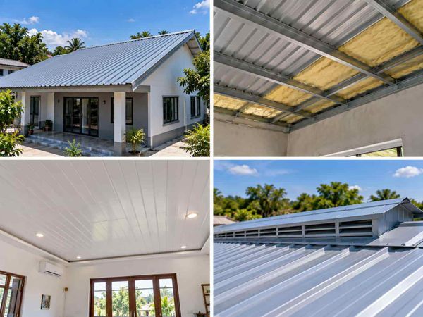 Cách chống nóng mái tôn cho nhà cấp 4
