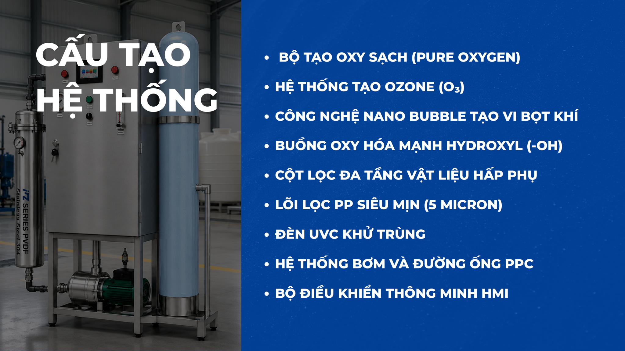 cau tao he thong loc nuoc da nhiem 500-300l/h