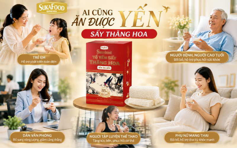 Ai có thể sử dụng yến sấy thăng hoa