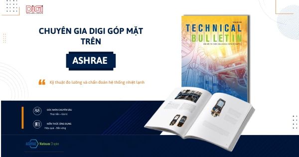 Digi góp mặt trên tạp chí kỹ thuật của ASHRAE Vietnam Chapter