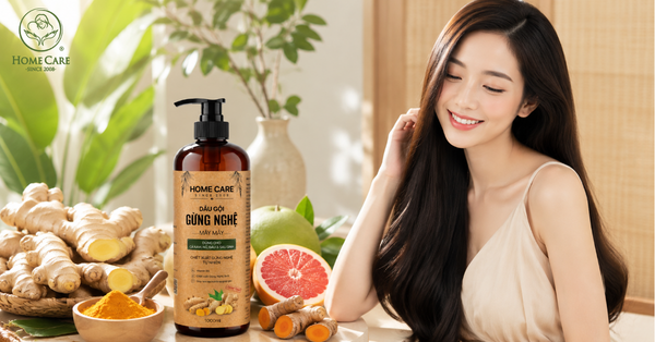 Bật mí công dụng của gừng, nghệ cho mái tóc chắc khỏe, dày mượt tự nhiên