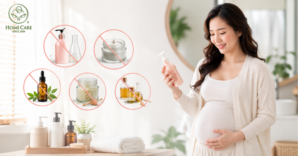 Cảnh báo 5 thành phần sữa tắm bà bầu nên tránh khi mang thai