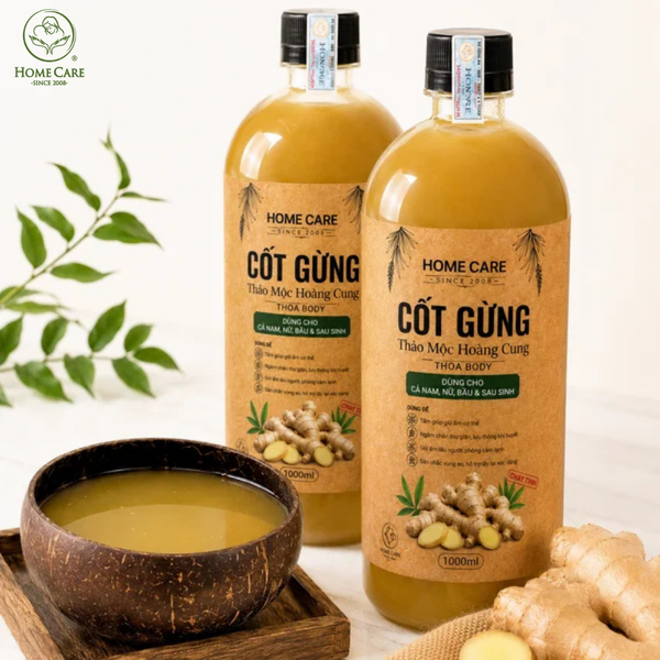 Cốt gừng tắm bé thảo mộc Hoàng Cung Home Care
