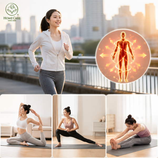 Tập luyện nhẹ nhàng mỗi ngày