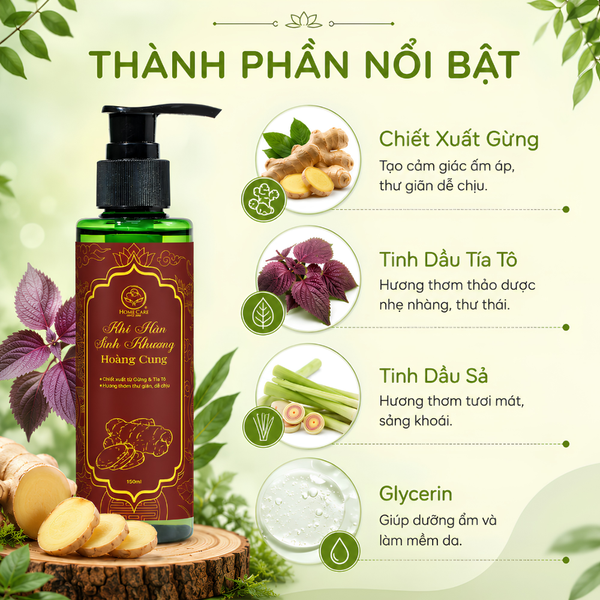 Tinh dầu giữ ấm tránh gió giải cảm Home Care